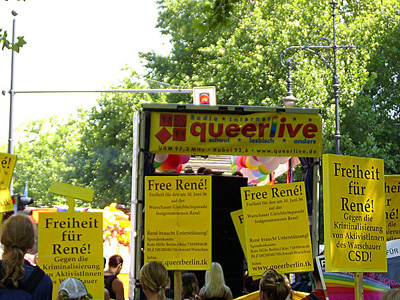 Soliaktion auf Berliner CSD